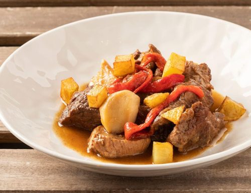 Ternera con pimientos: guiso de sabor riojano